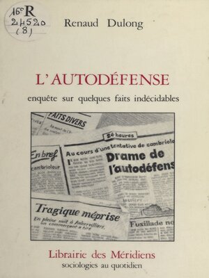 cover image of L'Autodéfense